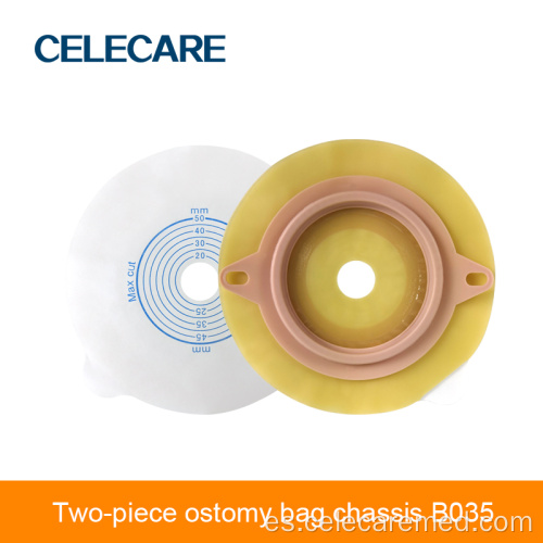 Bolsas de colostomía de dos piezas Chasis Hidrocoloide Ostomy Product